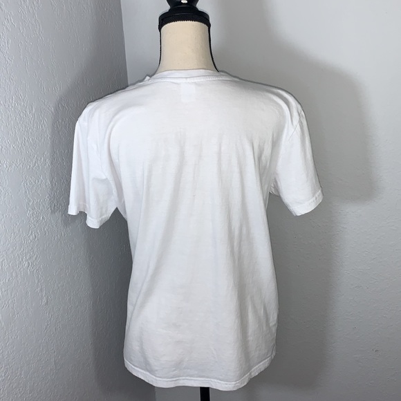 DREW Justin Bieber Same Style Smiley Face Graphic Short Sleeve Shirt Sz Medium - Picture 5 of 9